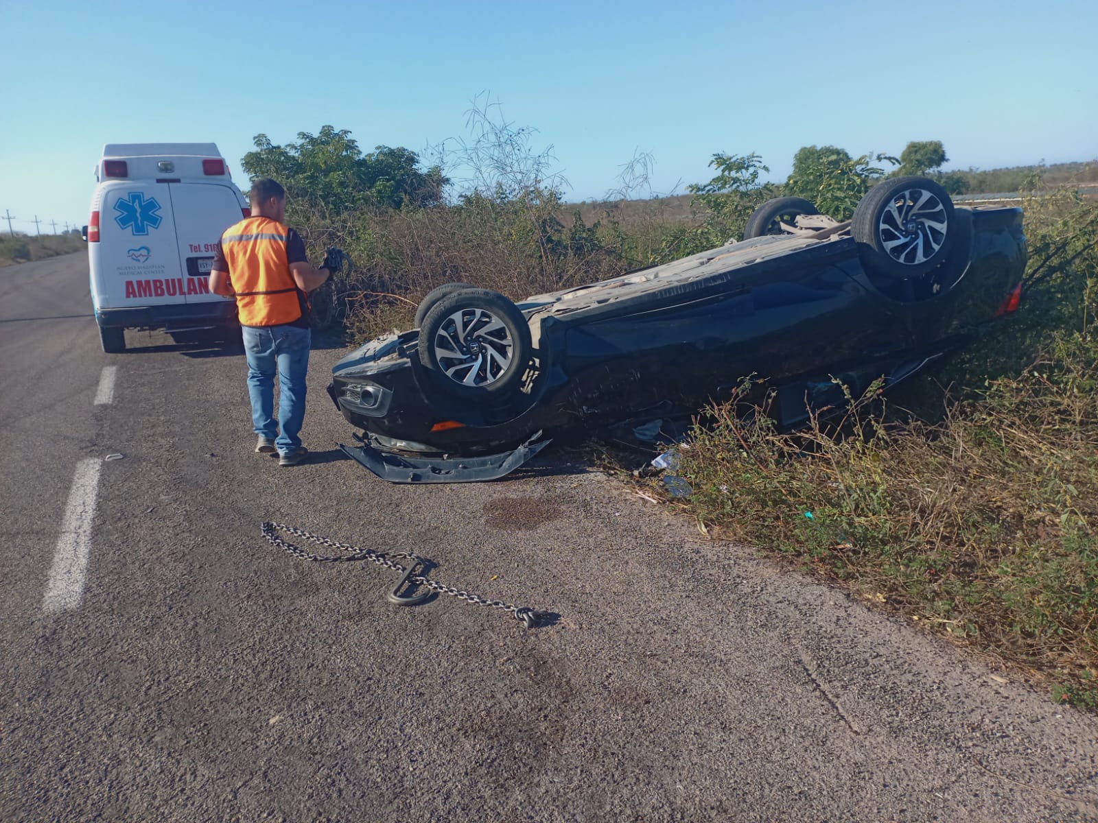 accidente tipo volcadura