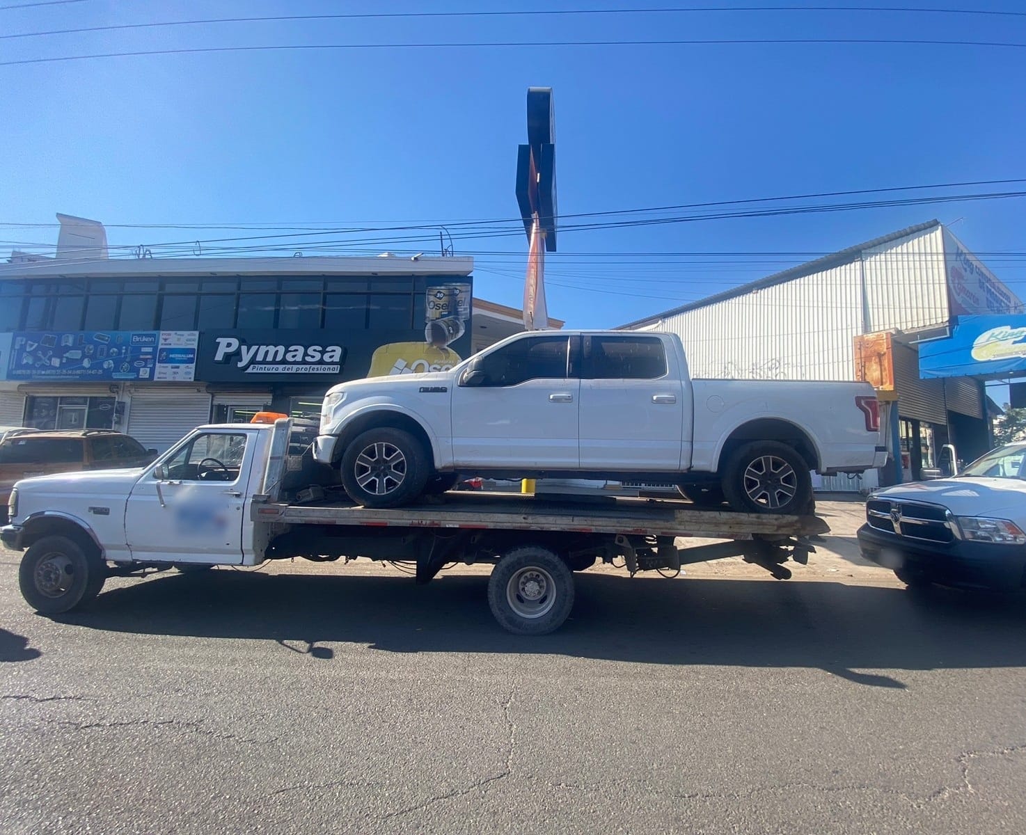 camioneta recuperada en un solo día