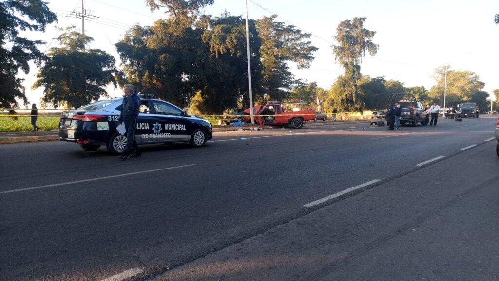 choque de la Tacoma en la Culiacán-Navolato