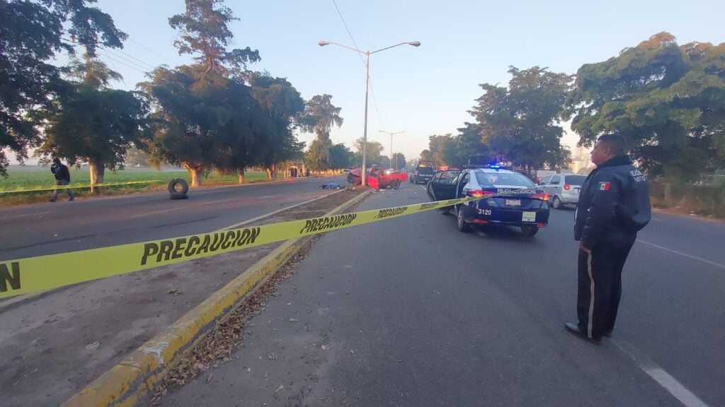 choque de la Tacoma en la Culiacán-Navolato