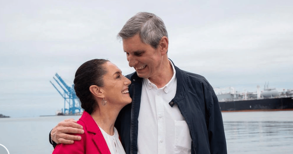 Sheinbaum y su prometido