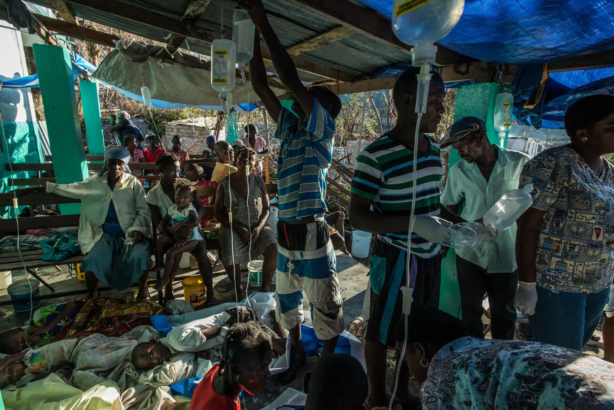 muertos por cólera haití