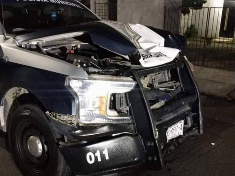 policías atropellan en veracruz