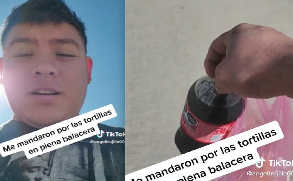 “¡Le tengo más miedo a mi esposa!”; lo mandan a comprar tortillas en medio de una balacera