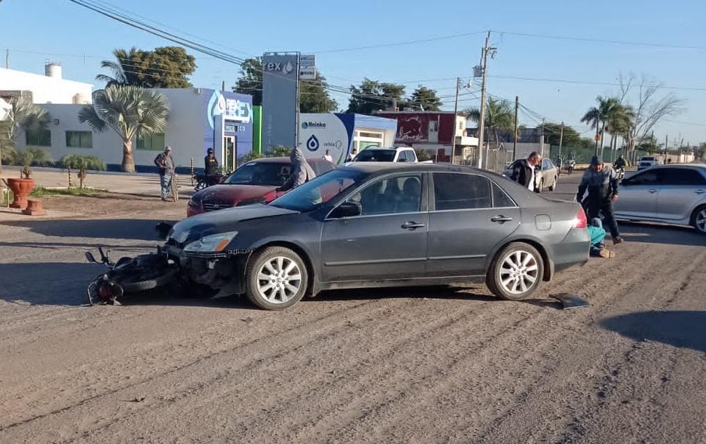 Accidente Guasave Motociclista Regino