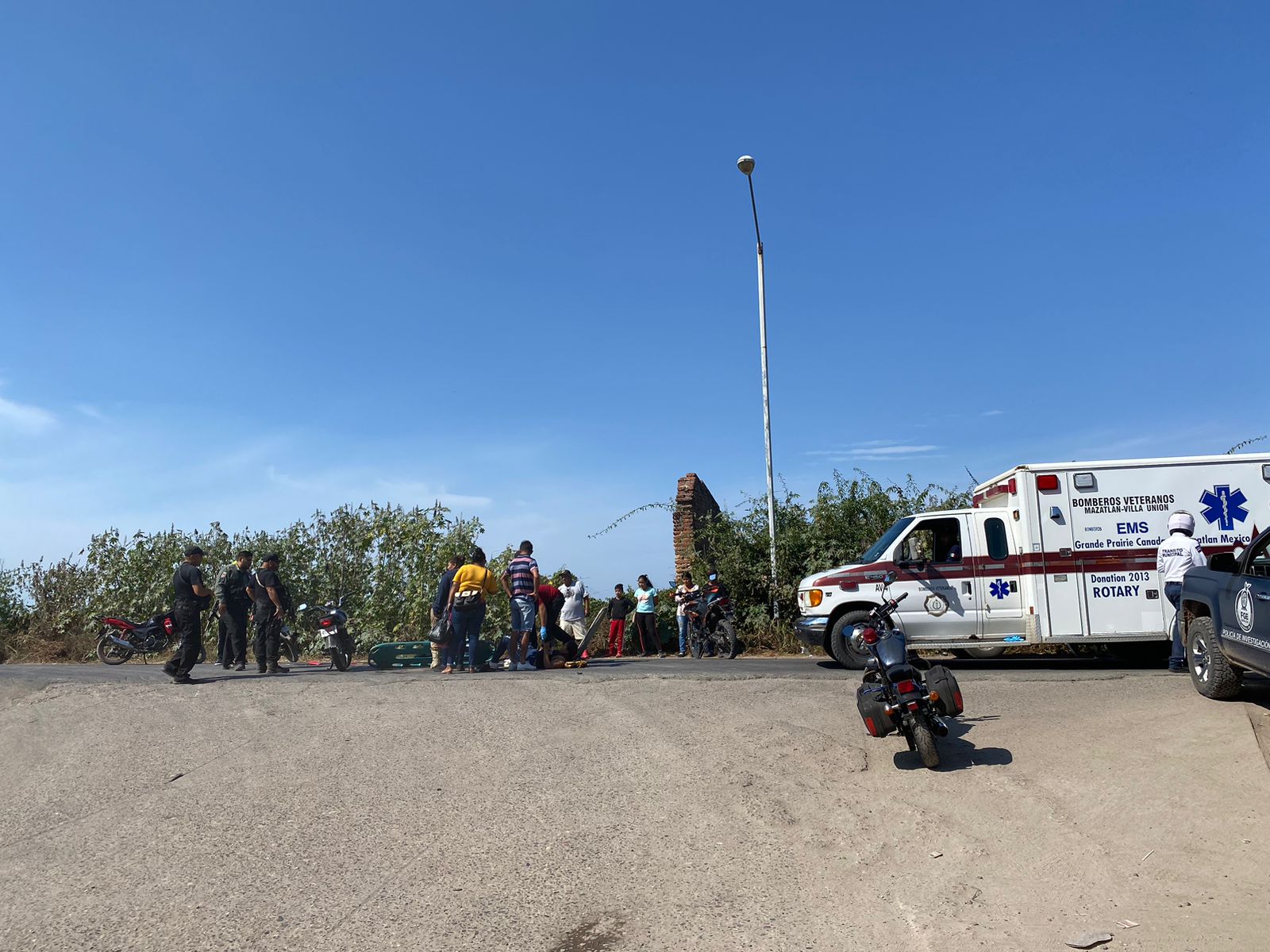 Accidente Villa Unión Motocicletas