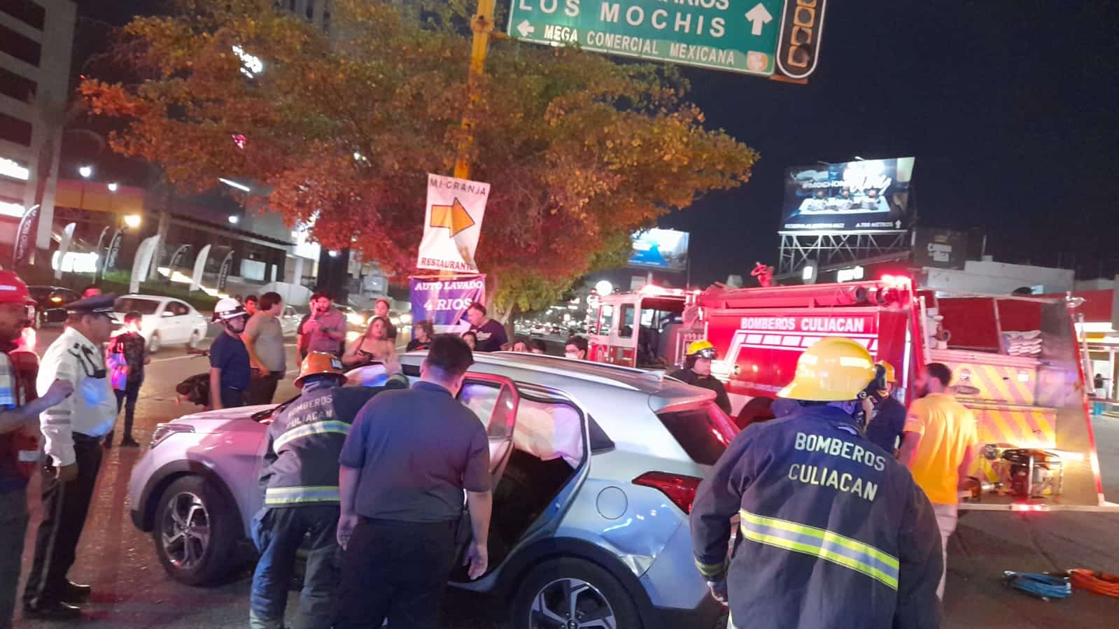 Aparatoso accidente en Culiacán