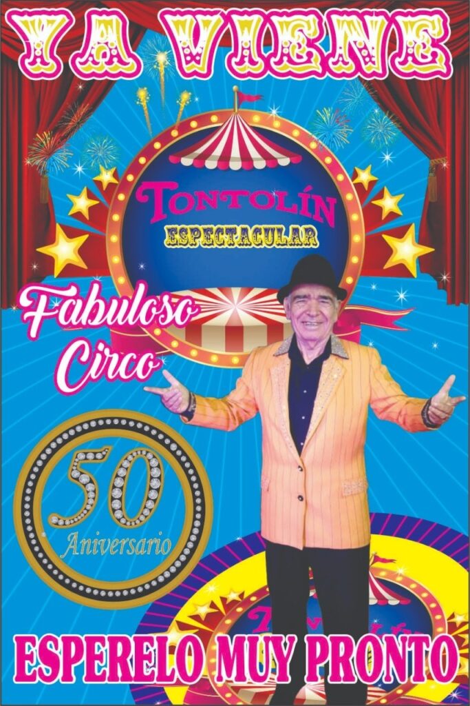 Cartel Circo Payaso Tontolín