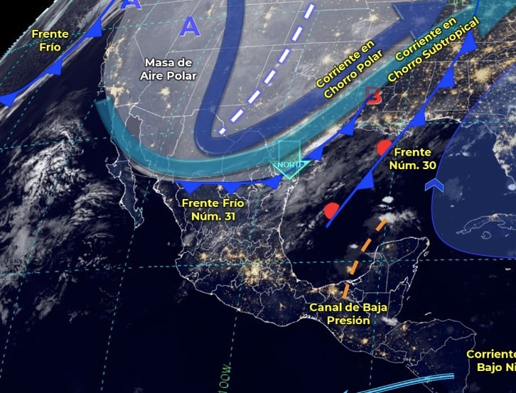 ¡aire Polar Activado Esto Deja El Frente Frío Mientras México Se