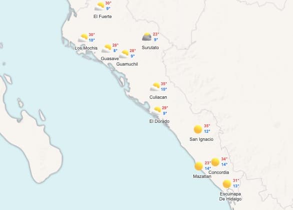 Clima Sinaloa