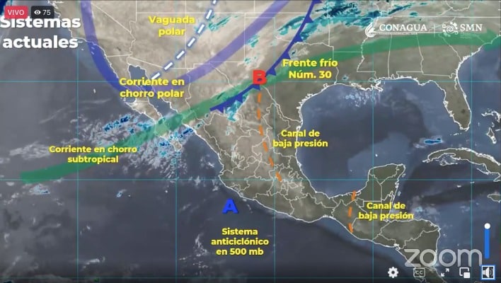 Clima lluvias Sinaloa temperaturas locas