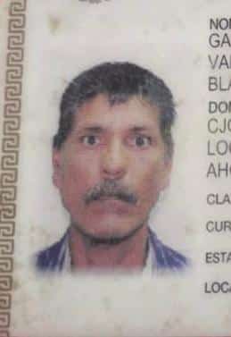 Desaparecido Pescador Blas García
