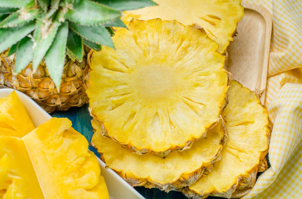Es bueno o es malo comer el corazón de la piña