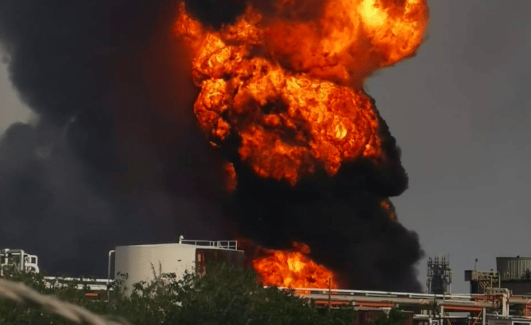 Explosión Pemex