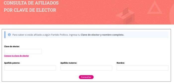 INE afiliados partido político