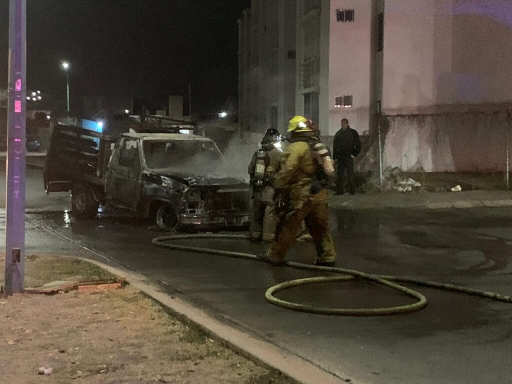 Incendio Camioneta Culiacán