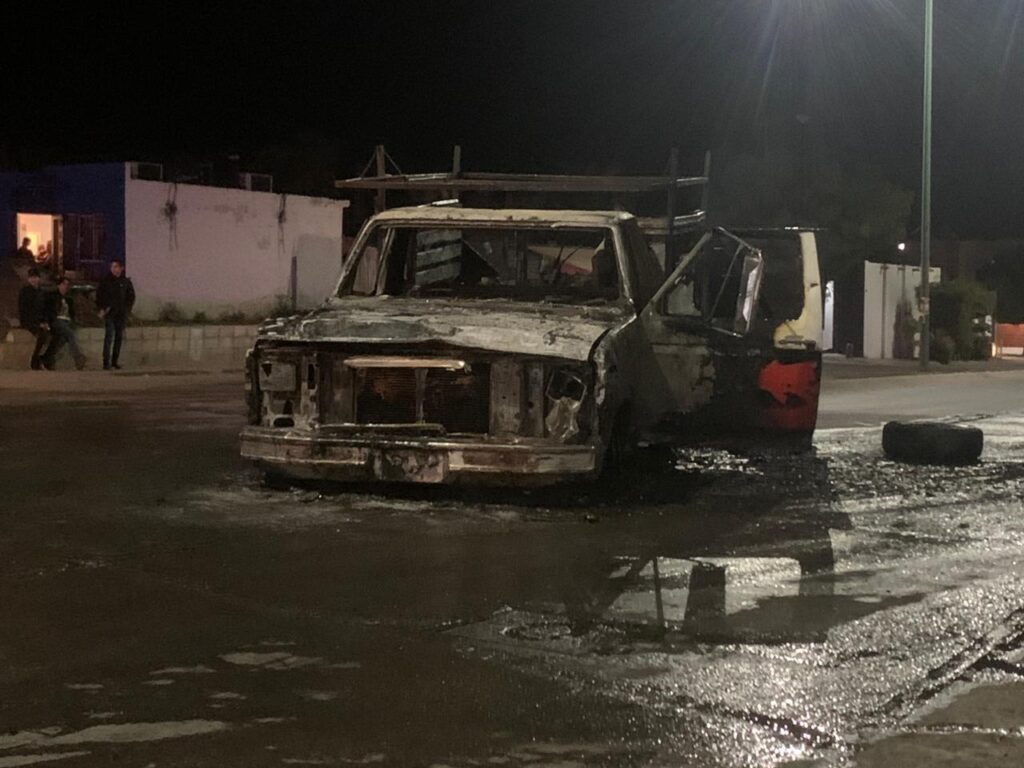 Incendio Camioneta Culiacán