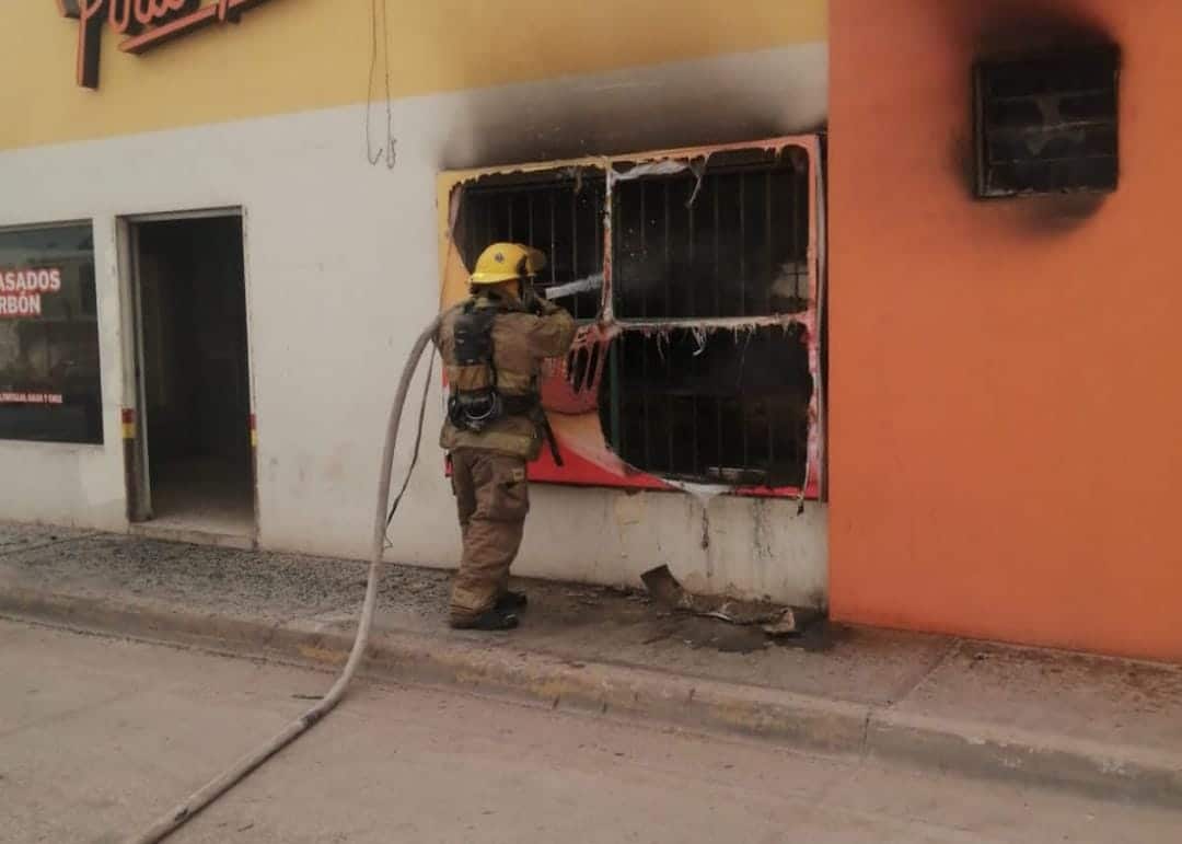 Incendio Negocio Comida Los Mochis
