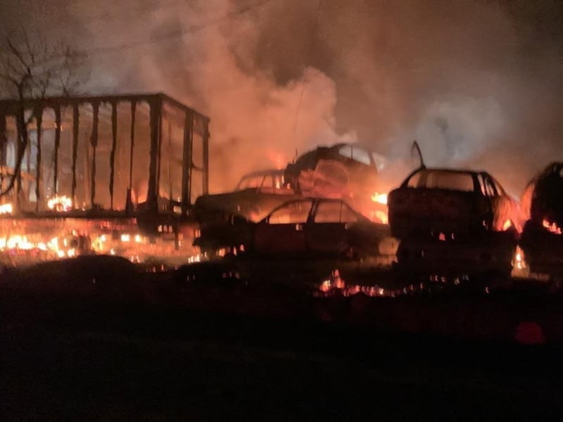 Incendio correón Nuevo León