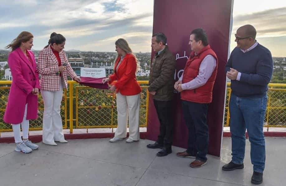 Turismo promueve el Lock Your Love en La Pérgola de Los Mochis
