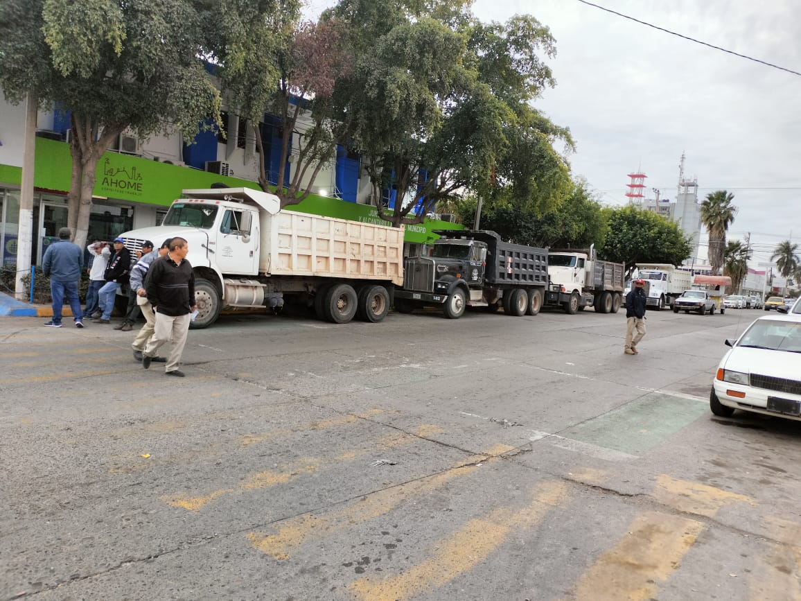 Manifestación transportistas de carga