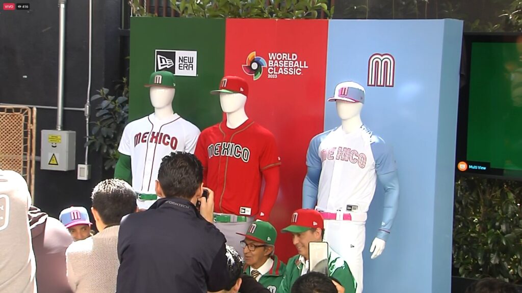 Mexico Baseball Green Jersey Aztecas 2023 Casaca De Mexico 