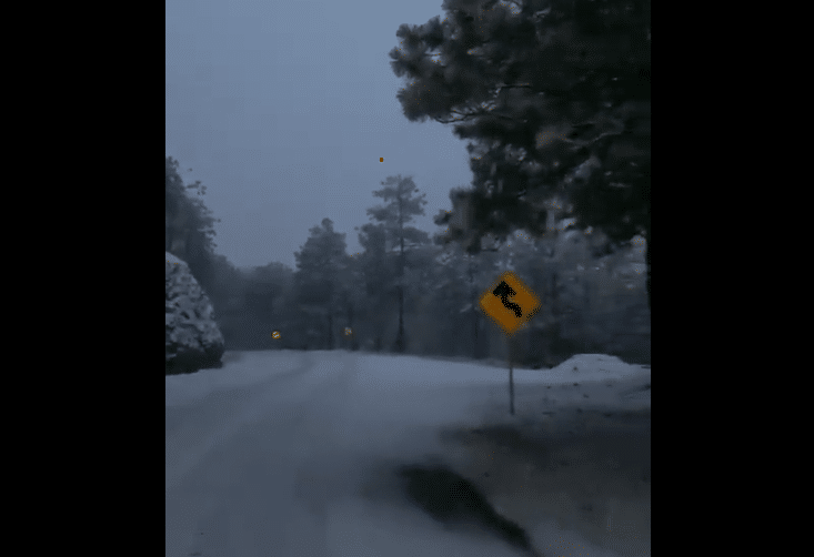 Nieve en Chihuahua