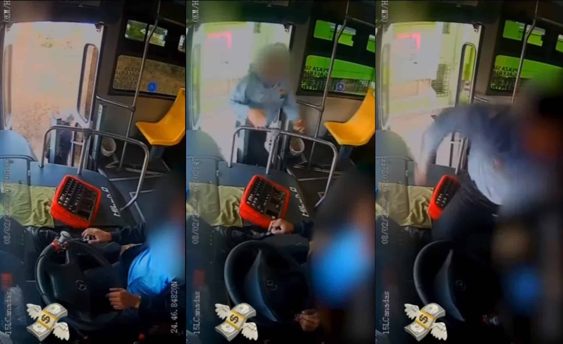 Por altercado vial, conductor agarra a golpes a chofer de un Lomita Cañadas