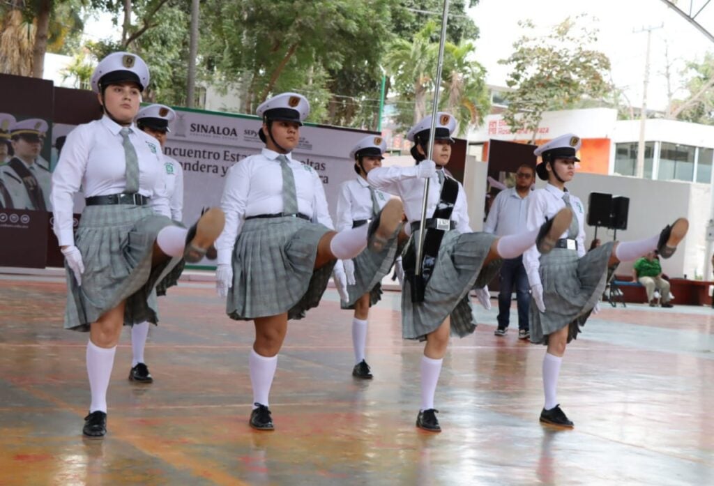 Realizan encuentro estatal de Escoltas y Bandas de Guerra COBAES 2023 (6)