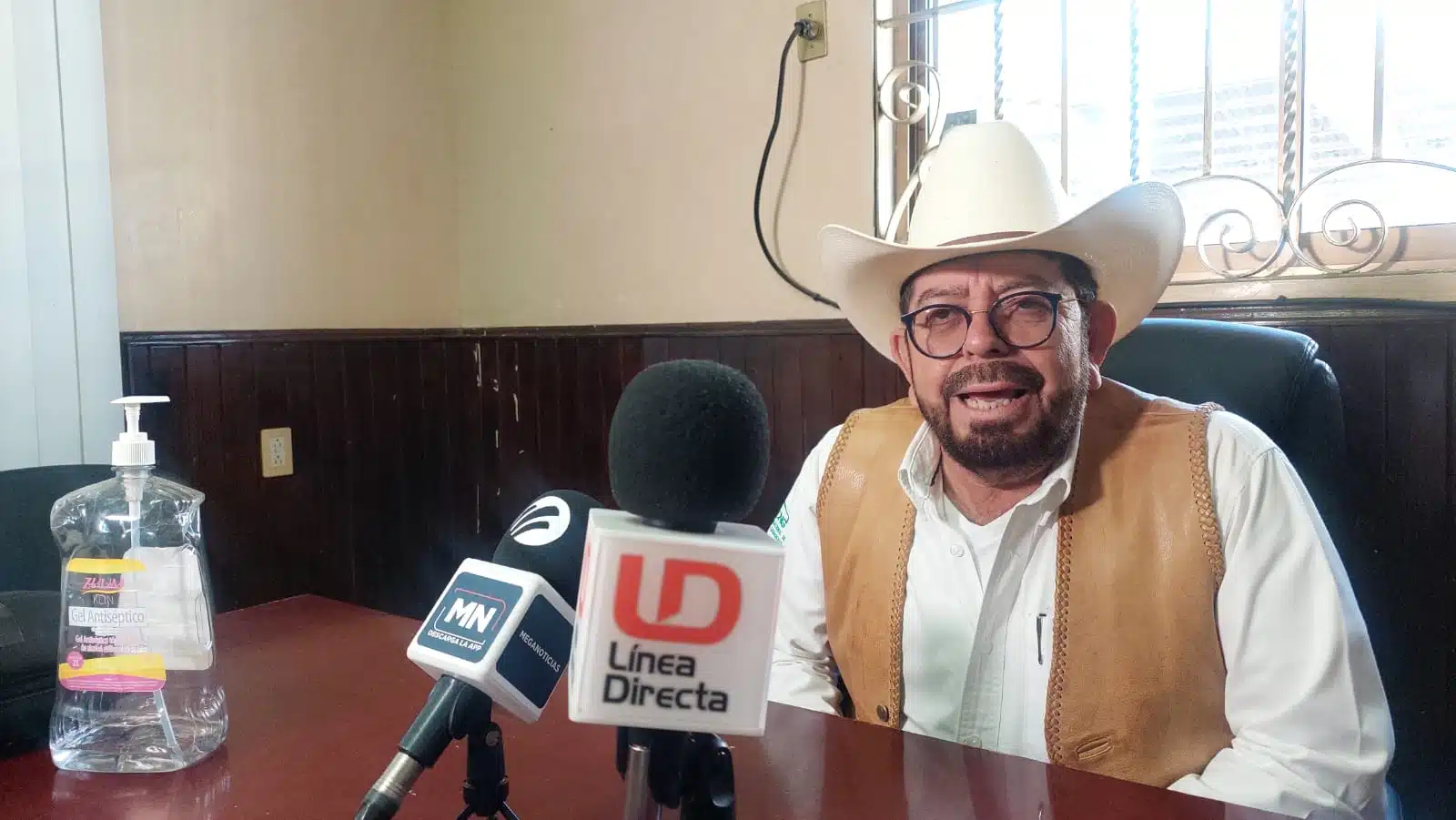 El presidente de la Unión Ganadera Regional de Sinaloa, Rómulo Terraza.