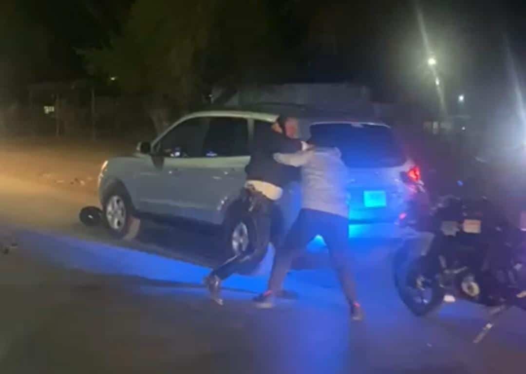 Riña ciudadano y transito