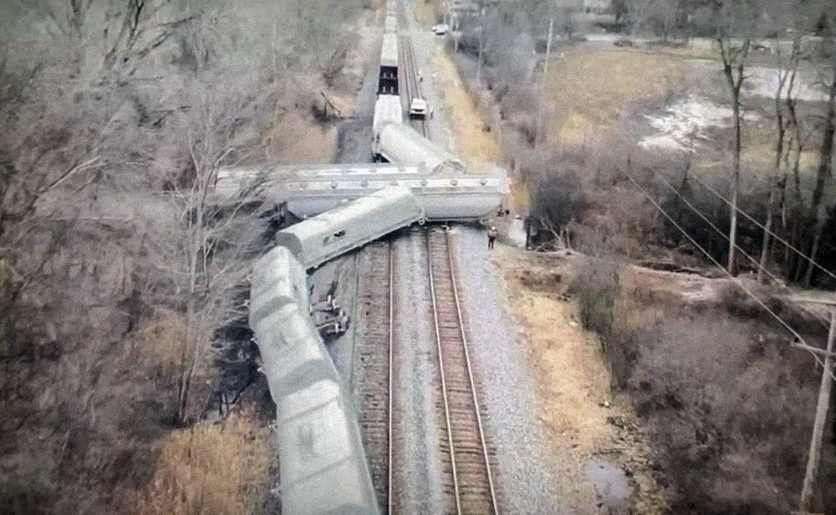 Se descarrila tren cerca de Detroit; el segundo en lo que va del año