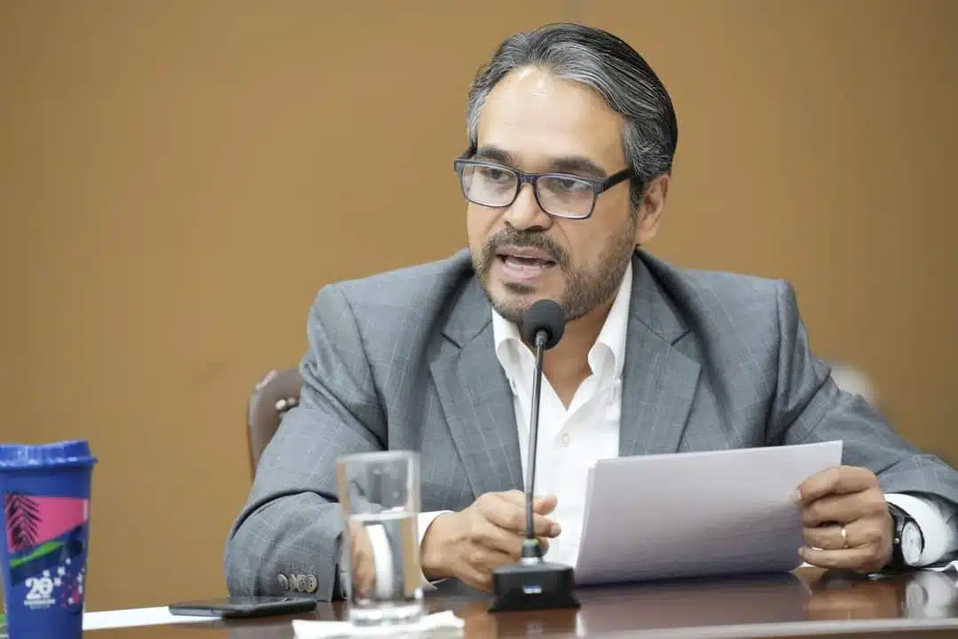 El diputado Sergio Mario Arredondo Salas, del Partido Revolucionario Institucional