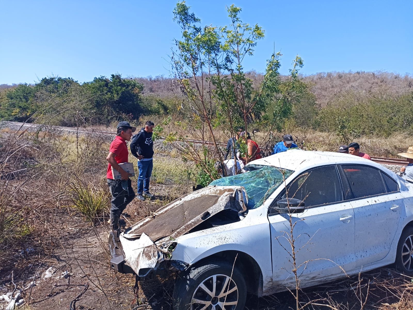 Trenazo Carro Deceso Policíaca El Rosario