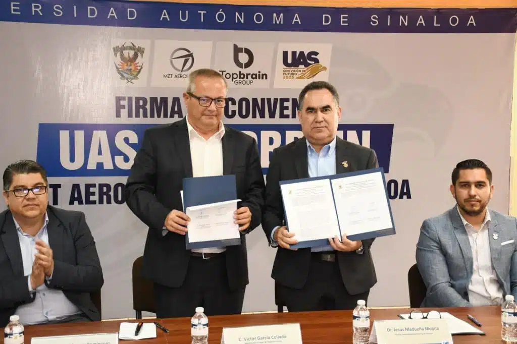 ¡Reforzando vínculos! Firman UAS y TopBrain Group convenio de colaboración en Mazatlán