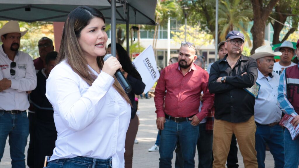 Morena permanece y continúa tomando las plazas públicas para informar sobre la Reforma Electoral