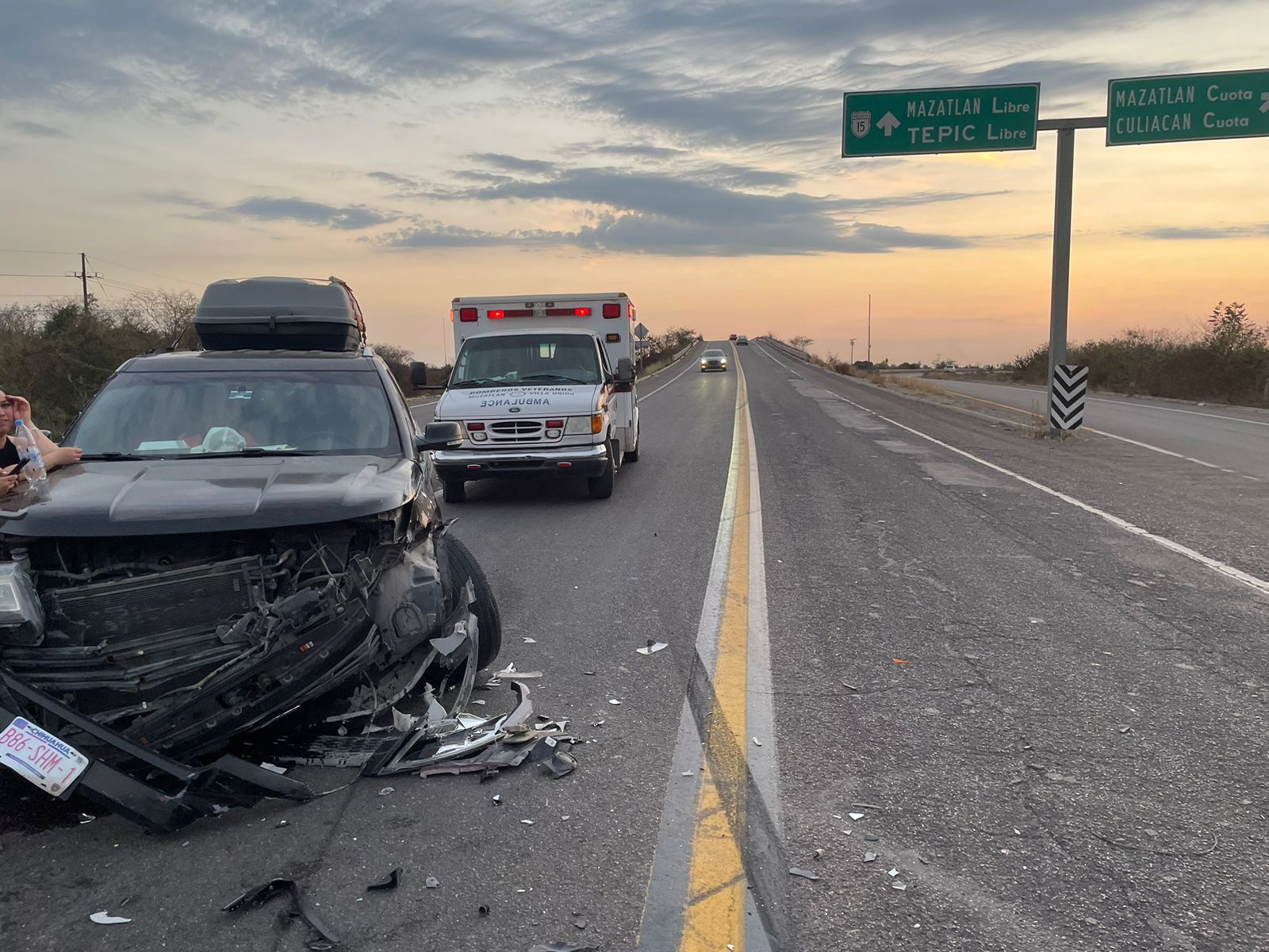 Turistas de Chihuahua se despiden de Mazatlán… accidentados