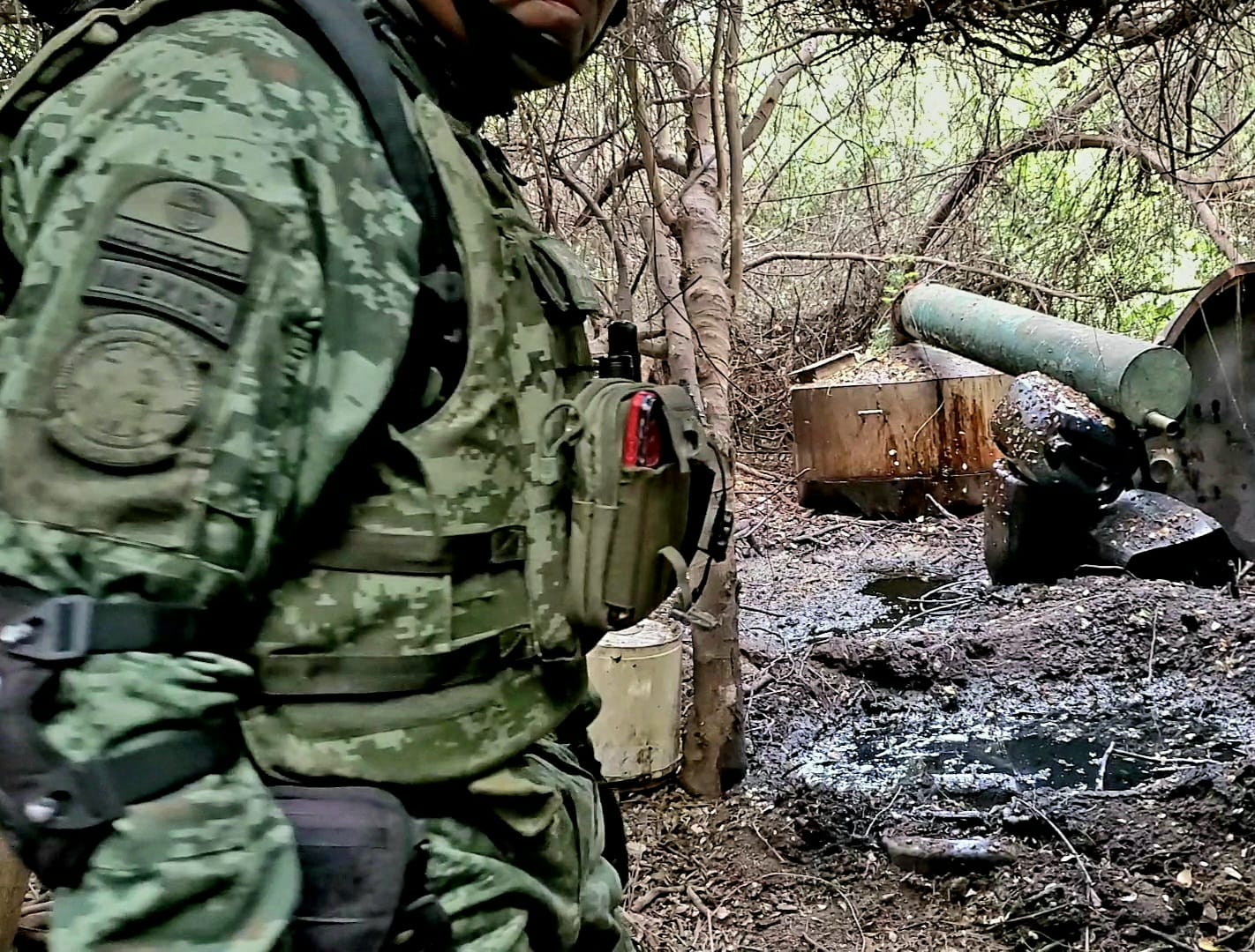 Otro megalaboratorio del Cártel de Sinaloa es desmantelado en Angostura