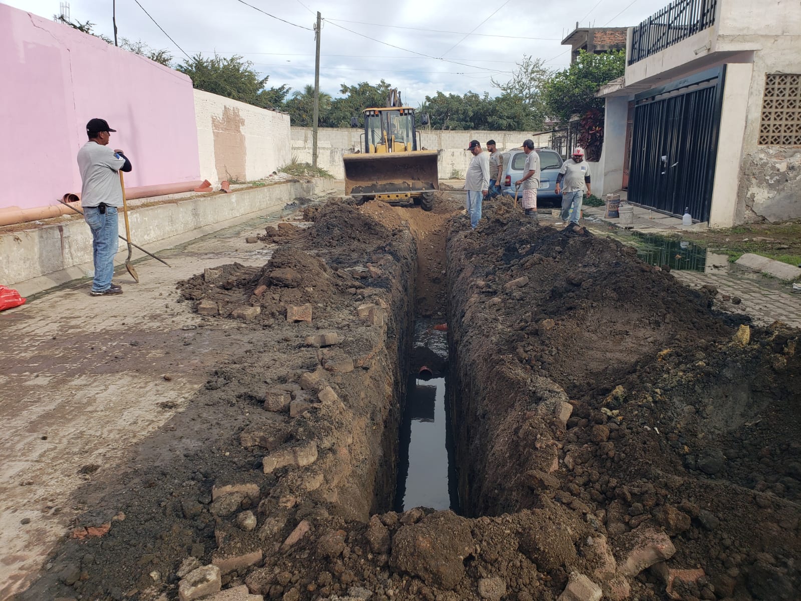 Repara Jumapam red de drenaje en el fraccionamiento Del Bosque