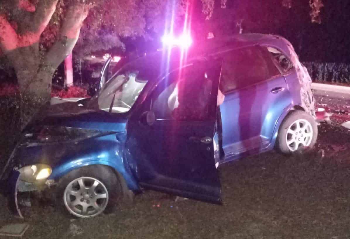 ¡No guardó distancia! Aparatoso choque por carretera a Las Glorias arroja un lesionado