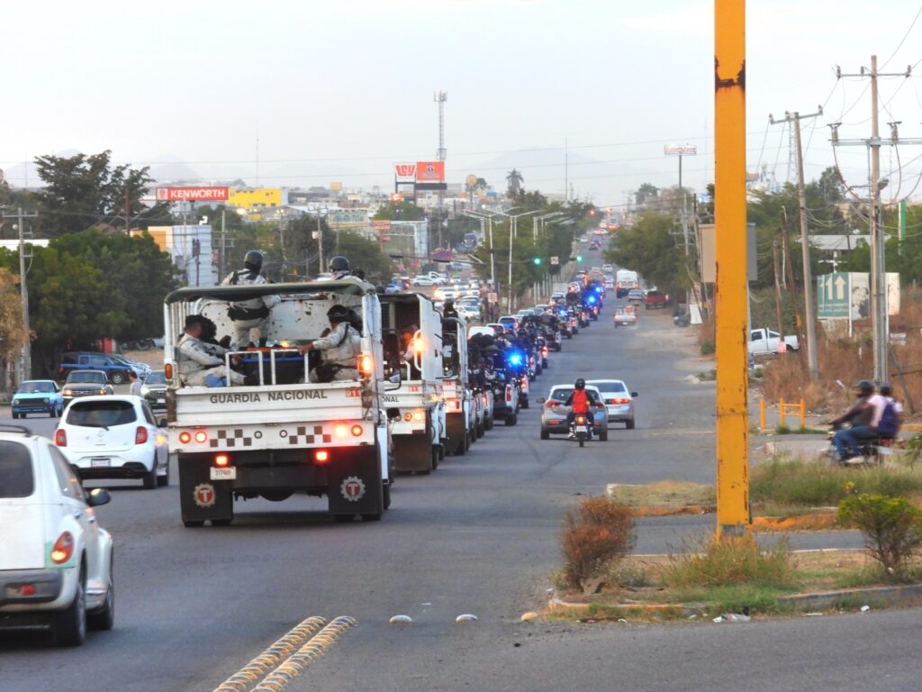 ¿Cuál es la nueva misión? Arriban más de 300 agentes de la Guardia Nacional a Culiacán