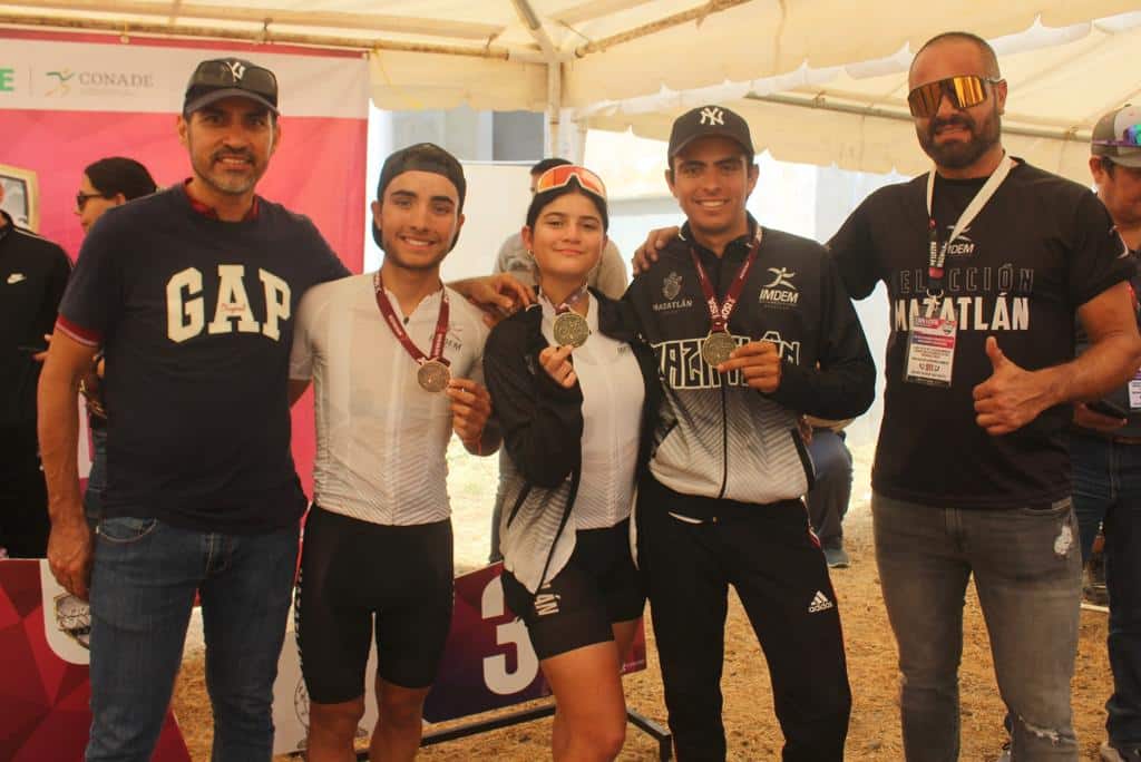 Delegación de Ciclismo Mazatlán se cuelga par de oros en Juegos Conade 2023