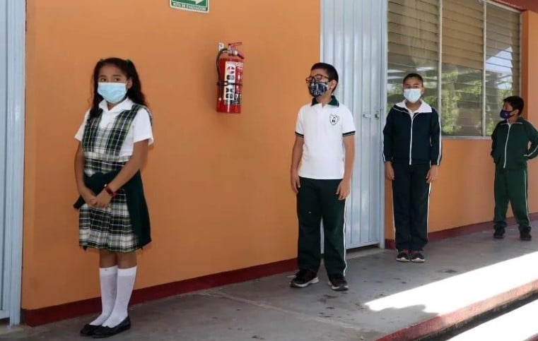covid-19 en escuela de oaxaca