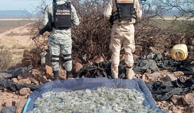 dosis droga Guardia Nacional