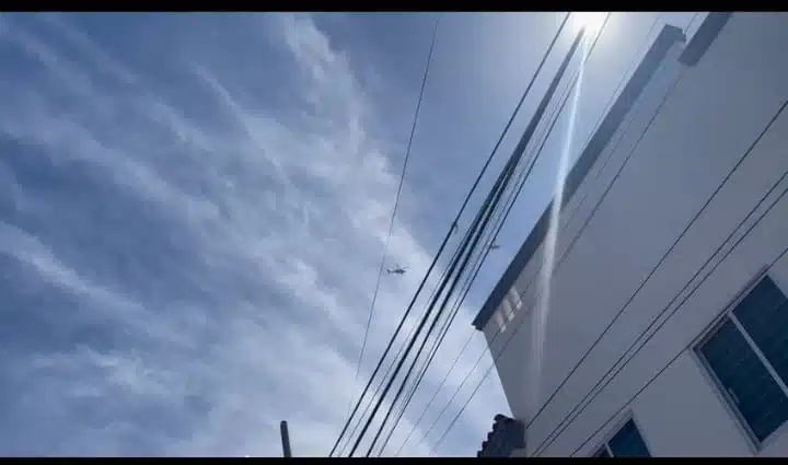 Reportan sobrevuelo de helicópteros militares en Culiacán