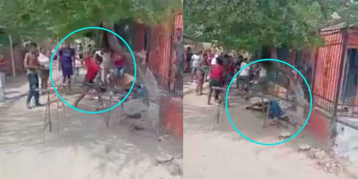 A machetazos, mujer defiende s su hija de un presunto agresor sexual