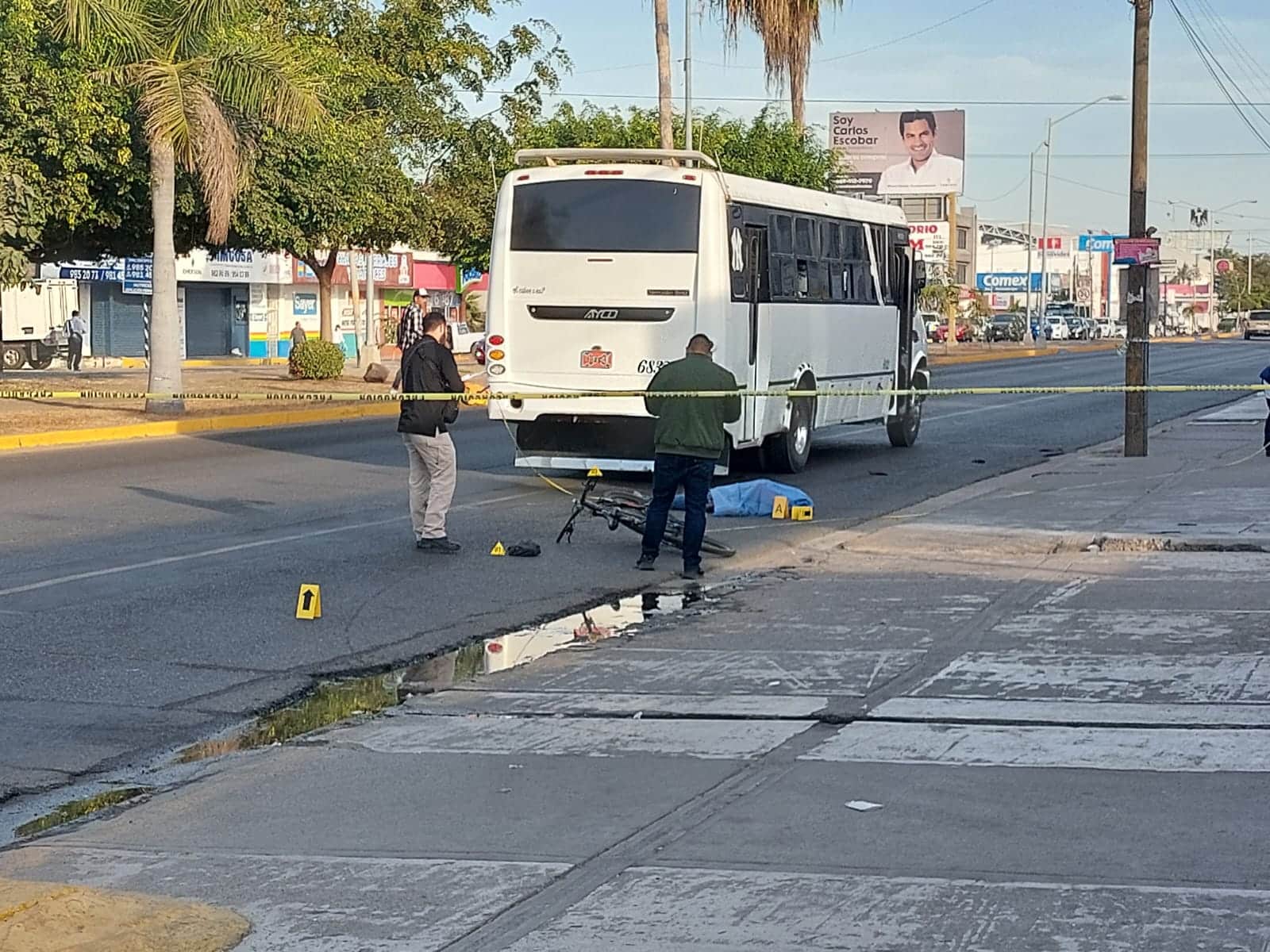 Deceso Ciclista Mazatlán