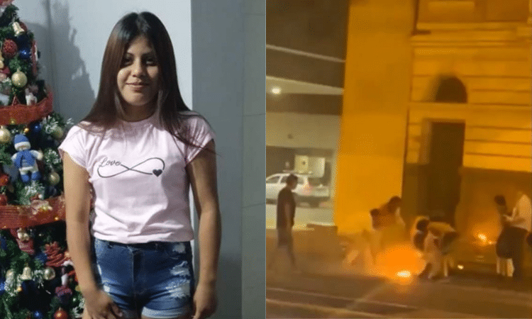 Mujer quemada Perú
