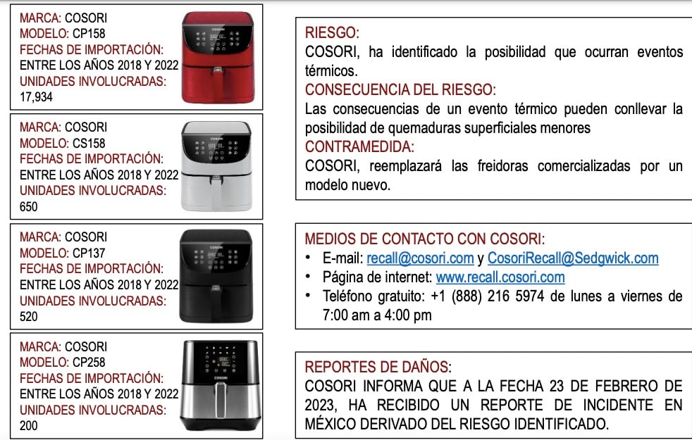 Freidora de aire Cosori Atekcity Corporation