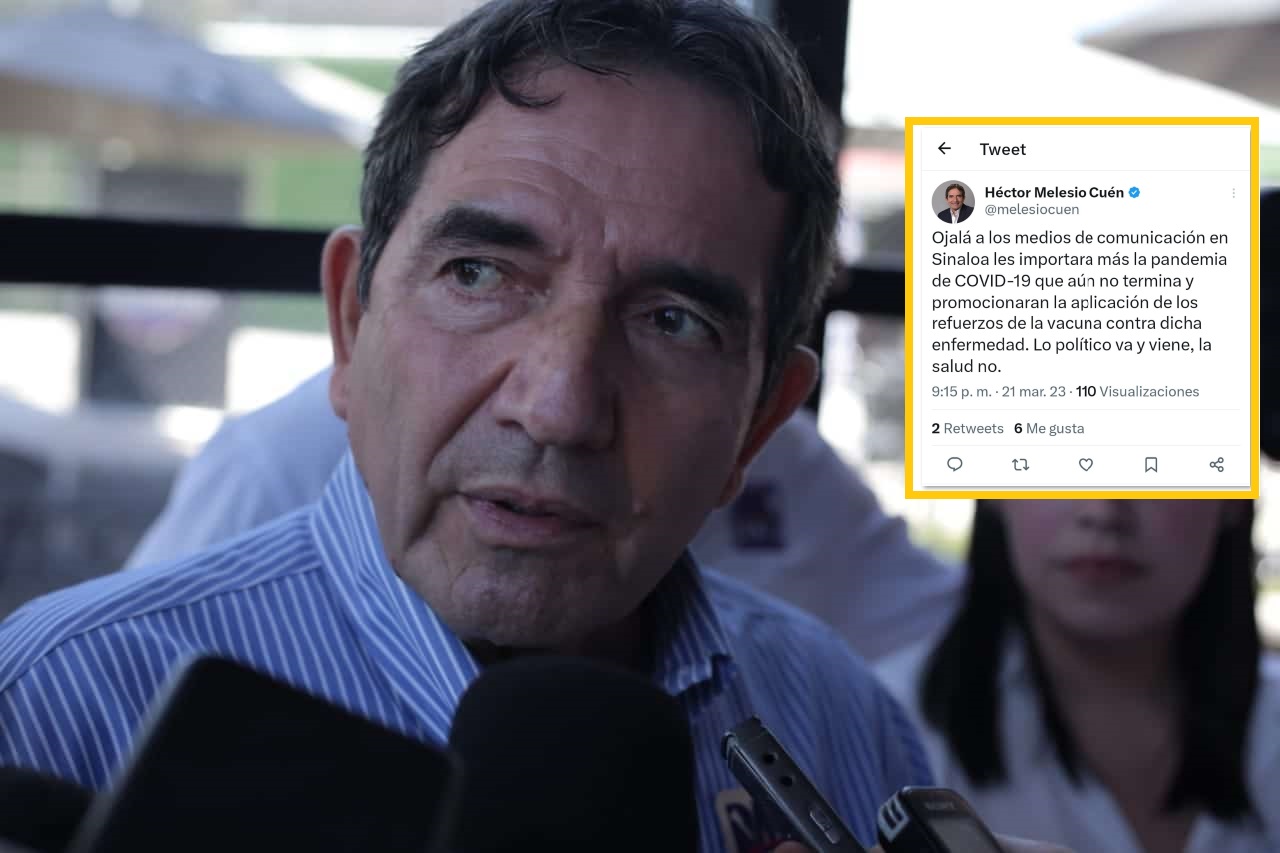 “Lo político va y viene, la salud no”: Cuén regaña a medios de comunicación